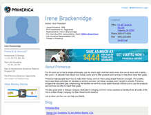 Tablet Screenshot of ibrackenridge.primerica.com
