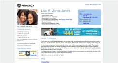 Desktop Screenshot of lmjones.primerica.com