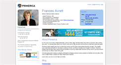 Desktop Screenshot of francesavrett.primerica.com