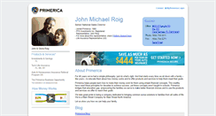 Desktop Screenshot of johnroig.primerica.com