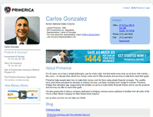 Tablet Screenshot of cmgonzalez.primerica.com