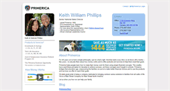 Desktop Screenshot of kphillips.primerica.com