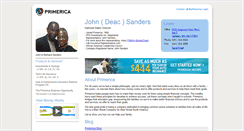 Desktop Screenshot of johnsanders.primerica.com